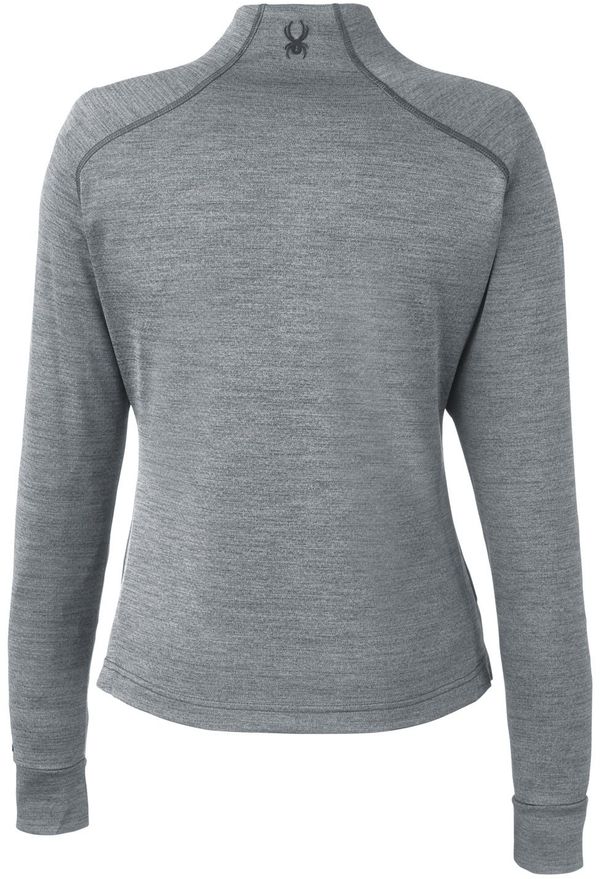 Am image of a Custom Spyder Ladies' Mission Half Zip in Polar Jaspe!