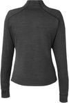 Am image of a Custom Spyder Ladies' Mission Half Zip in Black Jaspe!