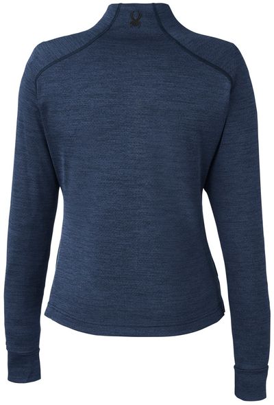 Am image of a Custom Spyder Ladies' Mission Half Zip in Frontier Jaspe!
