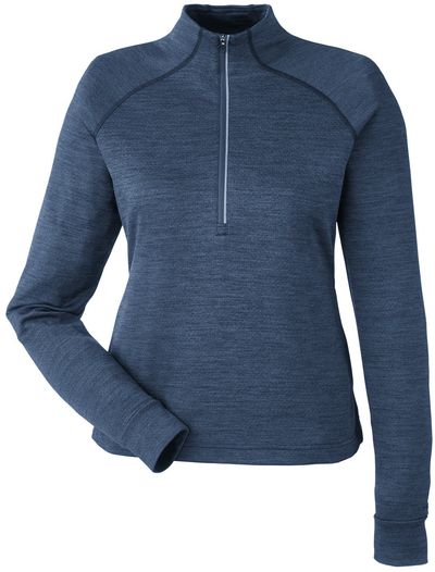 Am image of a Custom Spyder Ladies' Mission Half Zip in Frontier Jaspe!