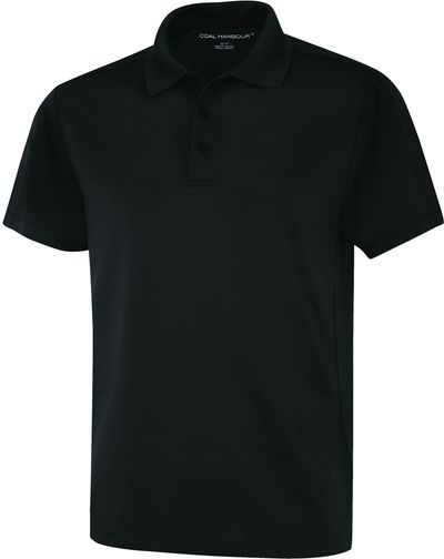 Am image of a Custom Coal Harbour City Tech Snag Resistant Sport Shirt in Black!