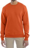 Am image of a Custom Champion Powerblend® Crewneck Sweatshirt in Orange!