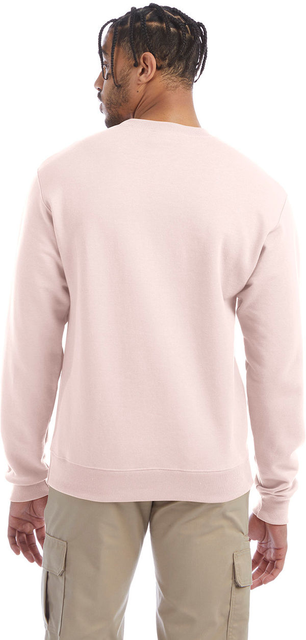 Am image of a Custom Champion Powerblend® Crewneck Sweatshirt in Body Blush!