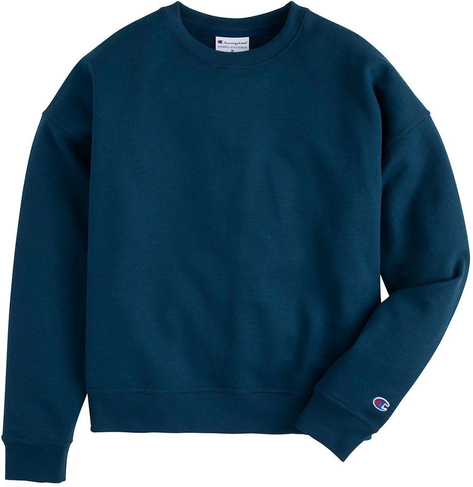 Champion Ladies' PowerBlend Sweatshirt in Late Night Blue