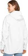 Am image of a Custom Gildan Adult Softstyle® Fleece Pullover Hooded Sweatshirt in WHITE!