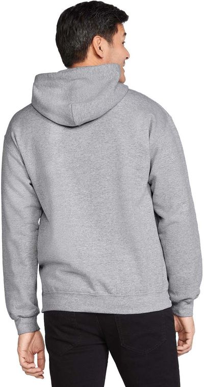 Am image of a Custom Gildan Adult Softstyle® Fleece Pullover Hooded Sweatshirt in RS SPORT GREY!