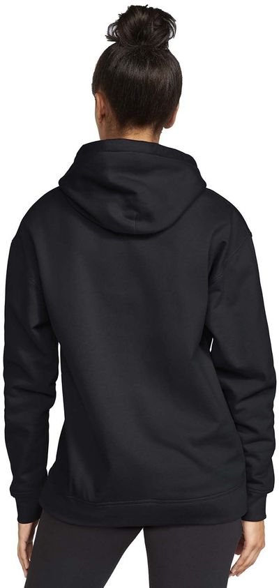 Am image of a Custom Gildan Adult Softstyle® Fleece Pullover Hooded Sweatshirt in BLACK!