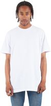 Am image of a Custom Shaka Wear Adult 6 oz Active Short Sleeve Crewneck T Shirt in White!