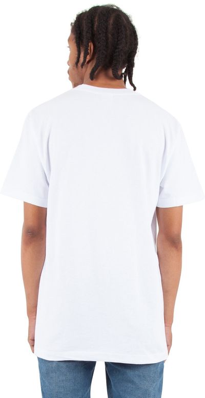Am image of a Custom Shaka Wear Adult 6 oz Active Short Sleeve Crewneck T Shirt in White!