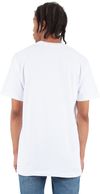 Am image of a Custom Shaka Wear Adult 6 oz Active Short Sleeve Crewneck T Shirt in White!