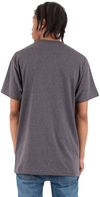 Am image of a Custom Shaka Wear Adult 6 oz Active Short Sleeve Crewneck T Shirt in Charcoal Grey Heather!