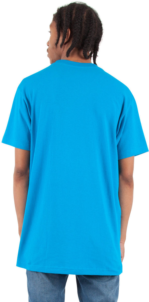 An image of a Custom Shaka Wear Adult 6 oz Active Short Sleeve Crewneck T Shirt in Turquoise!