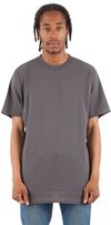 Am image of a Custom Shaka Wear Adult 6 oz Active Short Sleeve Crewneck T Shirt in Dark Grey!