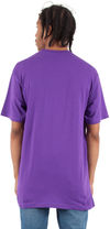 Am image of a Custom Shaka Wear Adult 6 oz Active Short Sleeve Crewneck T Shirt in Purple!