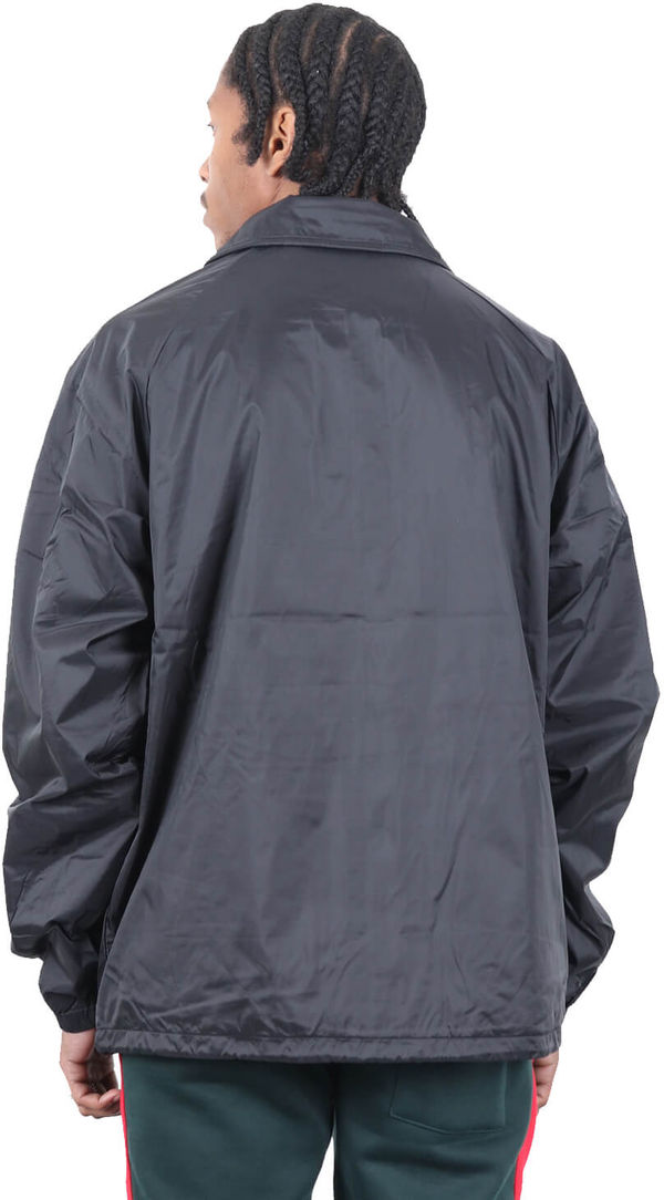 Am image of a Custom Shaka Wear Coaches Jacket in Black!