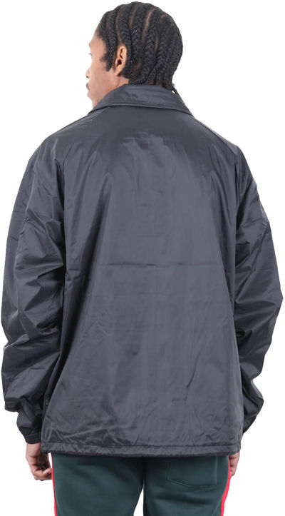 Am image of a Custom Shaka Wear Coaches Jacket in Black!