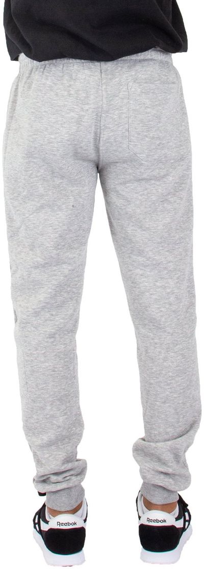Am image of a Custom Shaka Wear Mens Fleece Jogger Pants in Heather Grey!