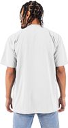 Am image of a Custom Shaka Wear Garment Dyed Crewneck T Shirt in White!