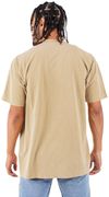 Am image of a Custom Shaka Wear Garment Dyed Crewneck T Shirt in Oatmeal!
