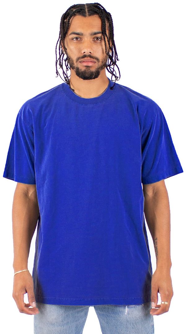 An image of a Custom Shaka Wear Garment Dyed Crewneck T Shirt in Royal!