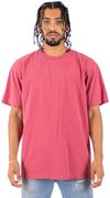 Am image of a Custom Shaka Wear Garment Dyed Crewneck T Shirt in Clay Red!