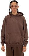 Am image of a Custom Shaka Wear Mens Los Angeles Garment Dyed Hooded Sweatshirt in Mocha!