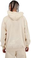 Am image of a Custom Shaka Wear Mens Los Angeles Garment Dyed Hooded Sweatshirt in Cream!