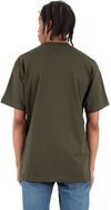 Am image of a Custom Shaka Wear Adult 7.5 oz Max Heavyweight T Shirt in Hunter Green!