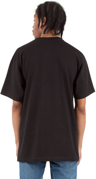 Am image of a Custom Shaka Wear Adult 7.5 oz Max Heavyweight T Shirt in Black!