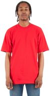 Am image of a Custom Shaka Wear Adult 7.5 oz Max Heavyweight T Shirt in Red!
