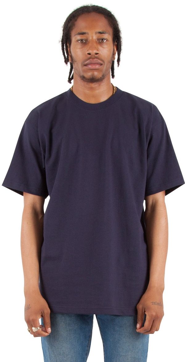 Am image of a Custom Shaka Wear Adult 7.5 oz Max Heavyweight T Shirt in Navy!