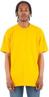 Am image of a Custom Shaka Wear Adult 7.5 oz Max Heavyweight T Shirt in Gold!