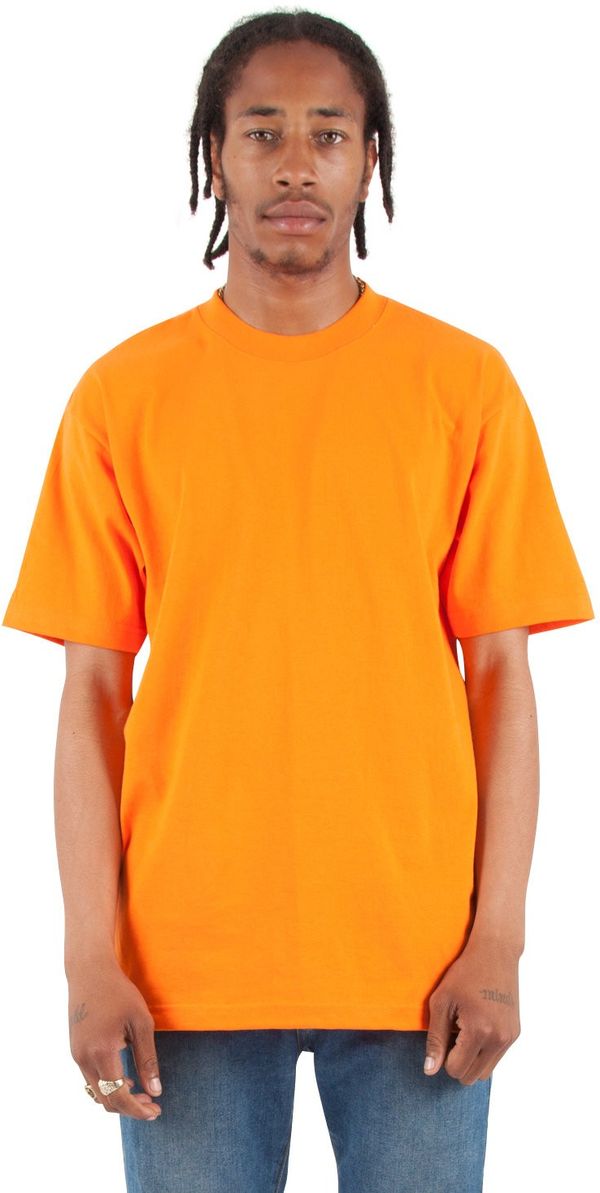 Am image of a Custom Shaka Wear Adult 7.5 oz Max Heavyweight T Shirt in Orange!