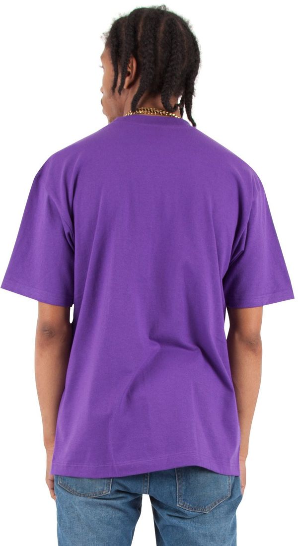 Am image of a Custom Shaka Wear Adult 7.5 oz Max Heavyweight T Shirt in Purple!