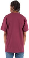 Am image of a Custom Shaka Wear Adult 7.5 oz Max Heavyweight T Shirt in Burgundy!