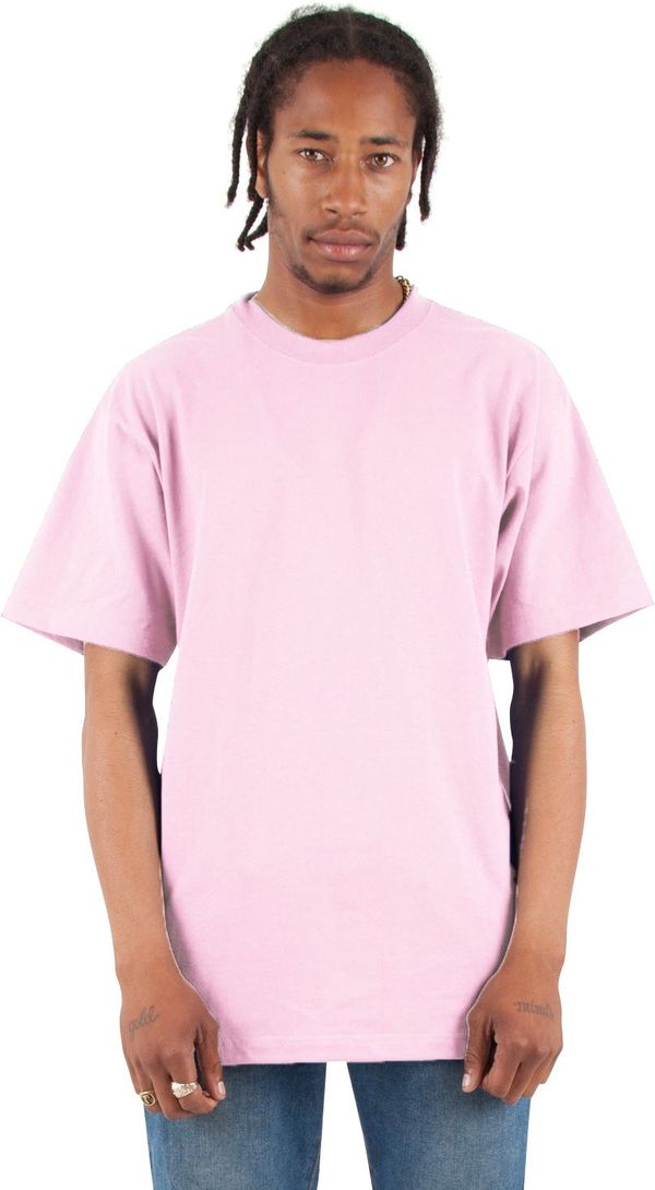 Am image of a Custom Shaka Wear Adult 7.5 oz Max Heavyweight T Shirt in Powder Pink!
