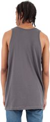 Am image of a Custom Shaka Wear Adult 6 oz Active Tank Top in Dark Grey!