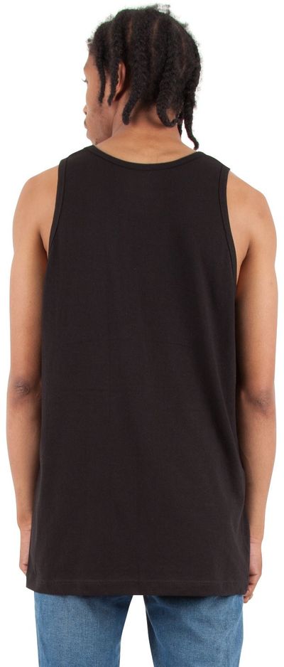 Am image of a Custom Shaka Wear Adult 6 oz Active Tank Top in Black!