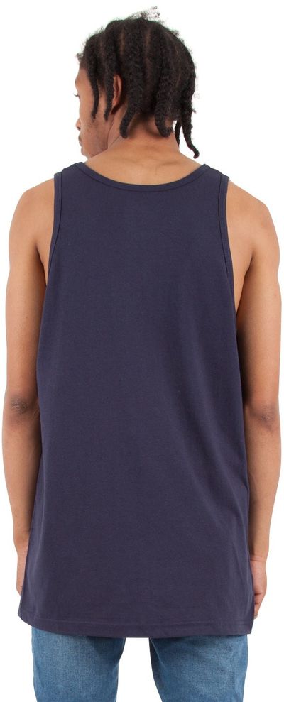 Am image of a Custom Shaka Wear Adult 6 oz Active Tank Top in Navy!