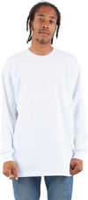 Am image of a Custom Shaka Wear Adult 8.9 oz Thermal T Shirt in White!