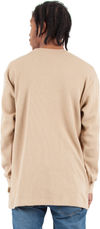 Am image of a Custom Shaka Wear Adult 8.9 oz Thermal T Shirt in Khaki!
