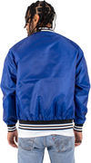 An image of a Custom Shaka Wear Mens Varsity Bomber Jacket in Royal!