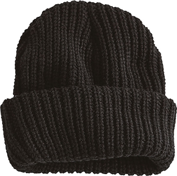 Am image of a Custom Sportsman Chunky Knit in Black!