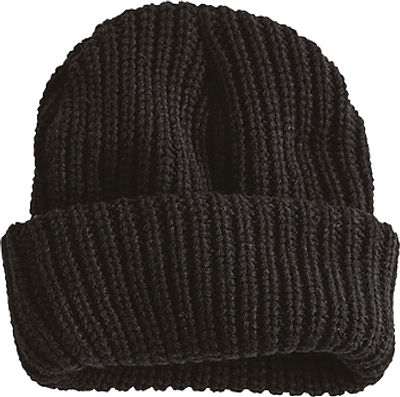Am image of a Custom Sportsman Chunky Knit in Black!