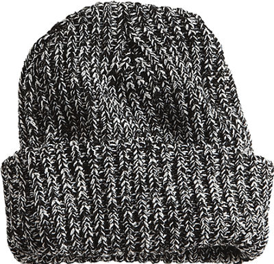 Am image of a Custom Sportsman Chunky Knit in Black/Natural!