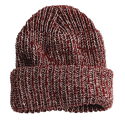 Sportsman Chunky Knit in Maroon/Natural