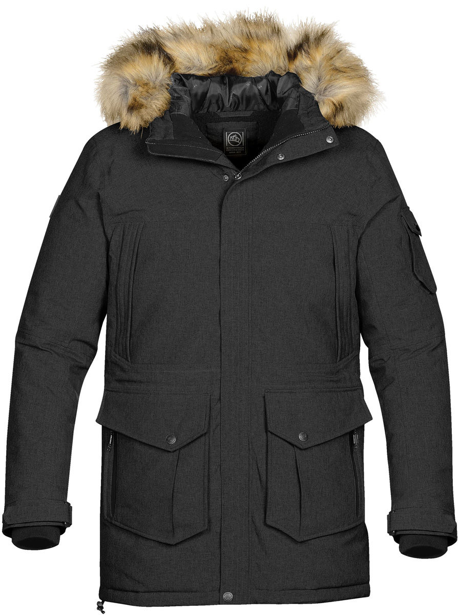 Stormtech Mens Explorer Parka in BLACK