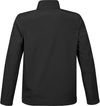 Am image of a Custom Stormtech Youth Orbiter Softshell in BLACK / CARBON!