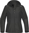 Am image of a Custom Stormtech Womens Nautilus Performance Shell in CARBON!
