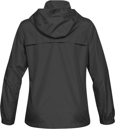 Am image of a Custom Stormtech Womens Nautilus Performance Shell in CARBON!